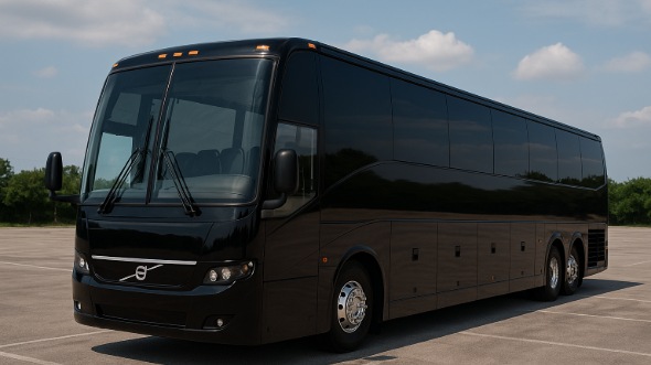 Exterior of Charter Bus Company Louisville's 40 Passenger Party Bus in Louisville