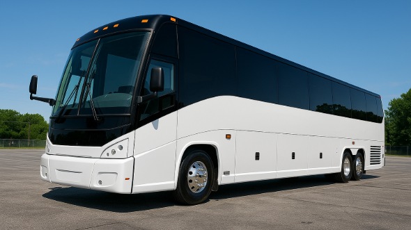 Exterior of Charter Bus Company Paducah's 50 Passenger Party Bus in Paducah