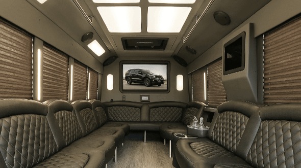 evansville 30 passenger party bus rental